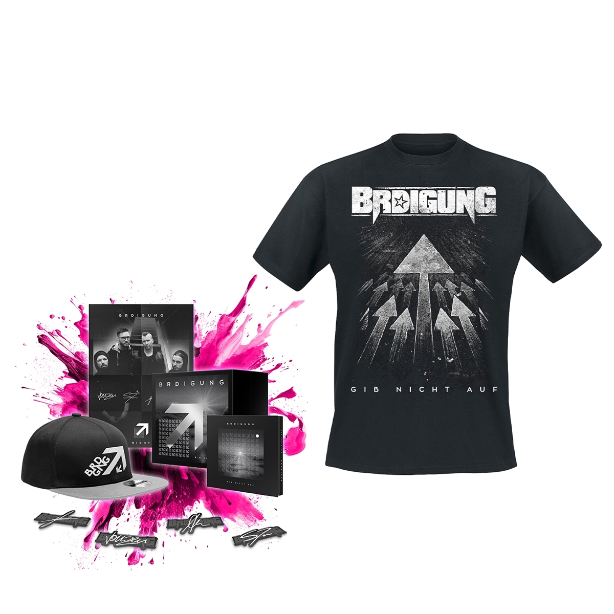 BRDIGUNG – Gib nicht auf, T-Shirt Bundle