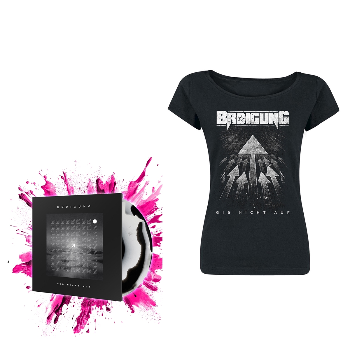 BRDIGUNG – Gib nicht auf, Girl-Boatneck Bundle