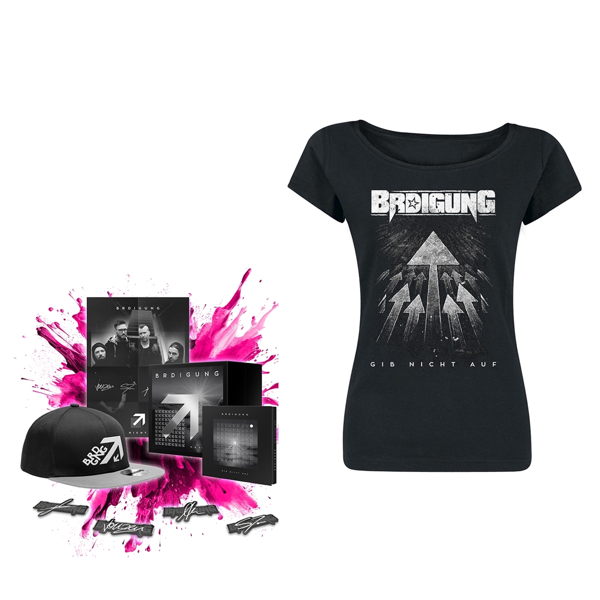 BRDIGUNG – Gib nicht auf, Girl-Boatneck Bundle