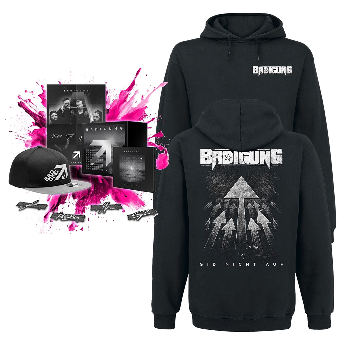 BRDIGUNG – Gib nicht auf, Hoodie Bundle