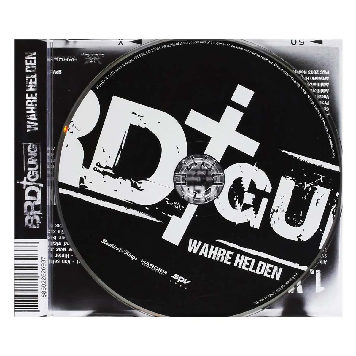 BRDigung - Wahre Helden, Single CD