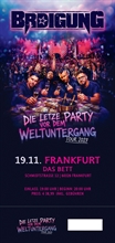 BRDIGUNG - Letzte Party vor dem Weltuntergang Tour 2027, Ticket